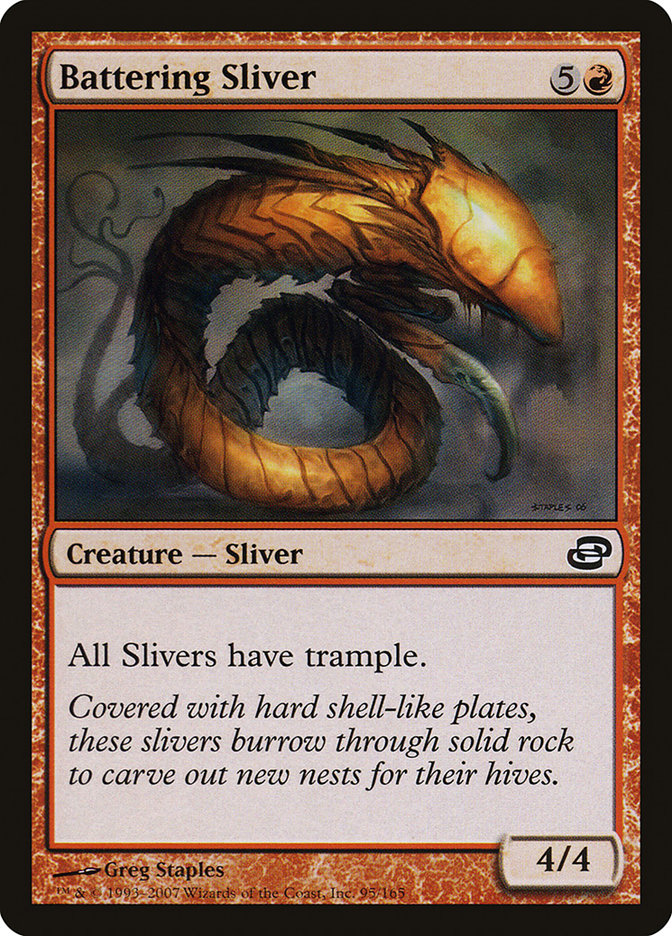 Battering Sliver [Planar Chaos] | Golgari Games