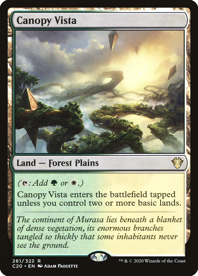 Canopy Vista [Commander 2020] | Golgari Games