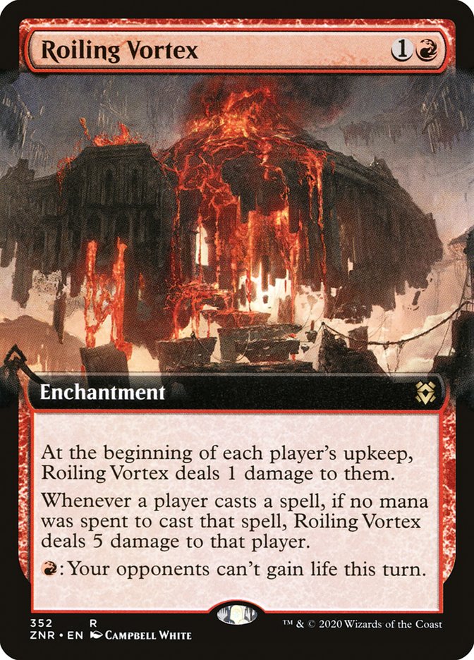 Roiling Vortex (Extended Art) [Zendikar Rising] | Local Legends