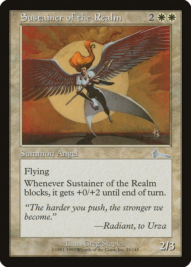 Sustainer of the Realm [Urza's Legacy] | Local Legends