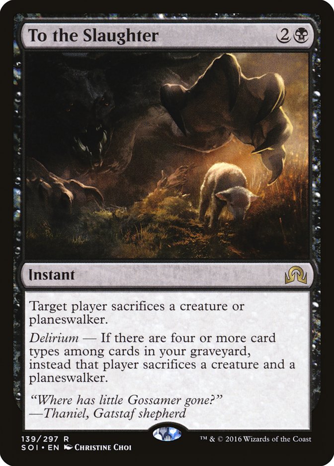 To the Slaughter [Shadows over Innistrad] | Local Legends