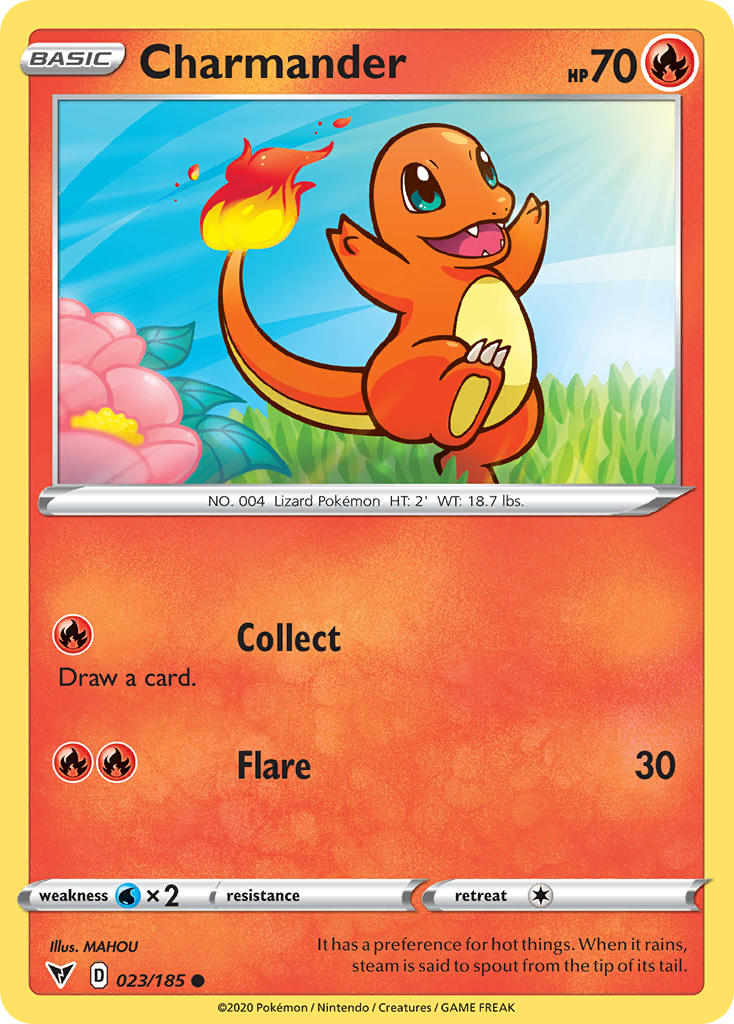 Charmander (023/185) [Sword & Shield: Vivid Voltage] | Golgari Games