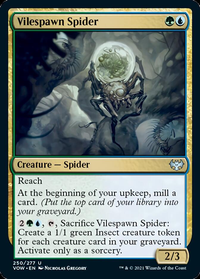 Vilespawn Spider [Innistrad: Crimson Vow] | Golgari Games