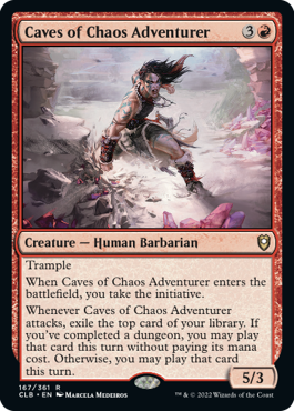 Caves of Chaos Adventurer [Commander Legends: Battle for Baldur's Gate] | Golgari Games