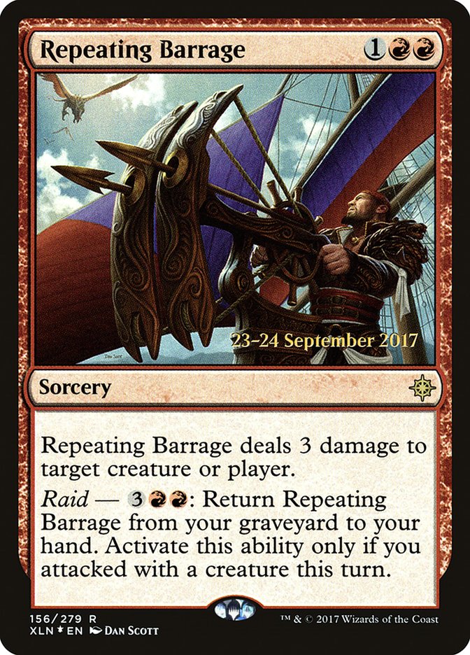 Repeating Barrage [Ixalan Prerelease Promos] | Local Legends