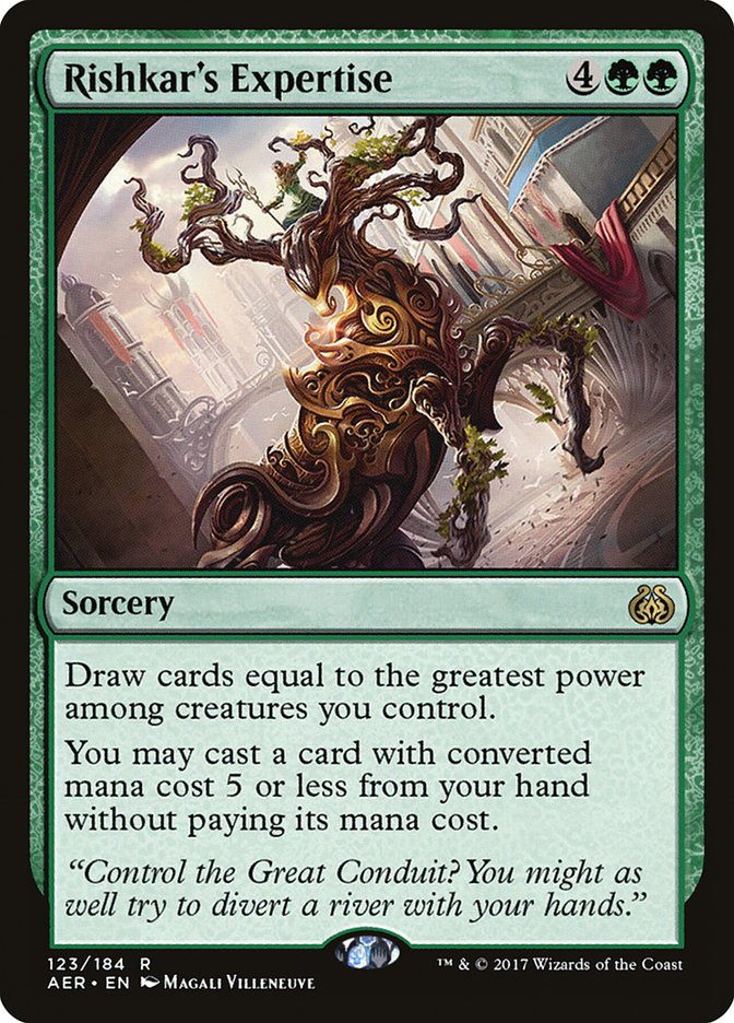 Rishkar's Expertise [Aether Revolt] | Golgari Games