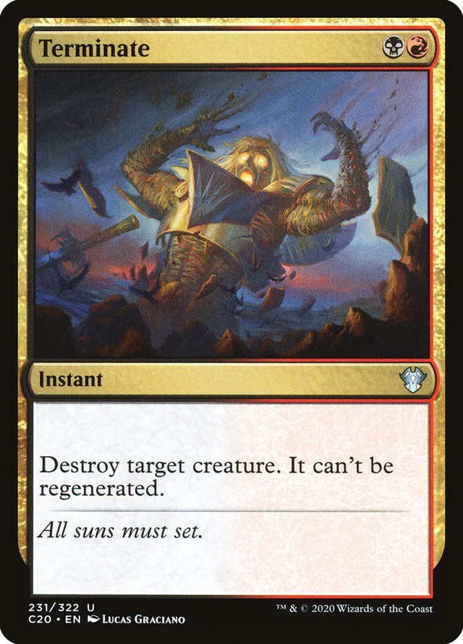 Terminate [Commander 2020] | Local Legends