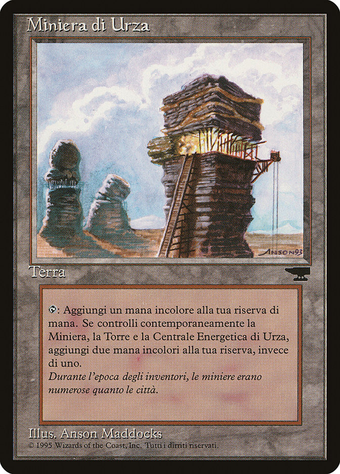 Urza's Mine (Clawed Sphere) (Italian) - "Miniera di Urza" [Rinascimento] | Golgari Games