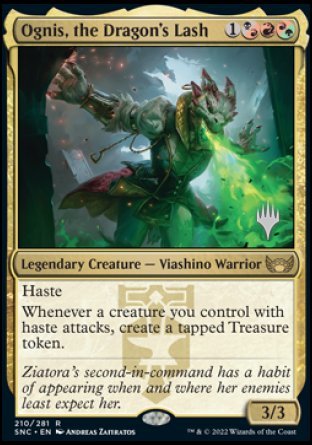 Ognis, the Dragon's Lash (Promo Pack) [Streets of New Capenna Promos] | Local Legends