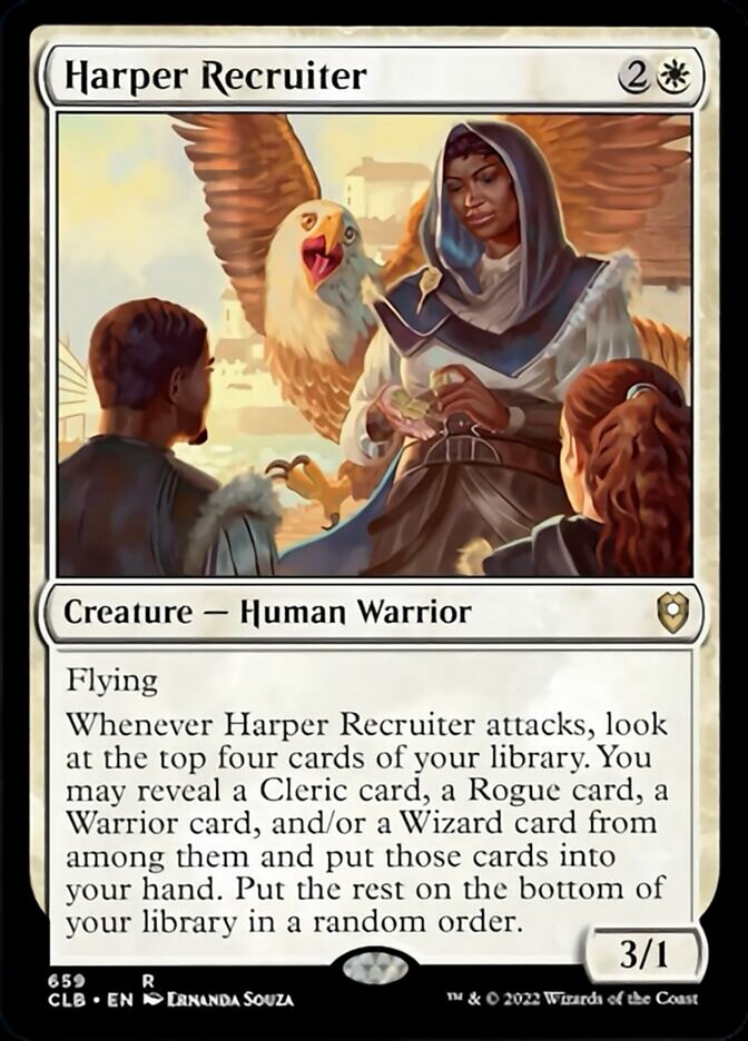 Harper Recruiter [Commander Legends: Battle for Baldur's Gate] | Golgari Games