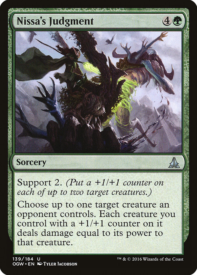 Nissa's Judgment [Oath of the Gatewatch] | Local Legends