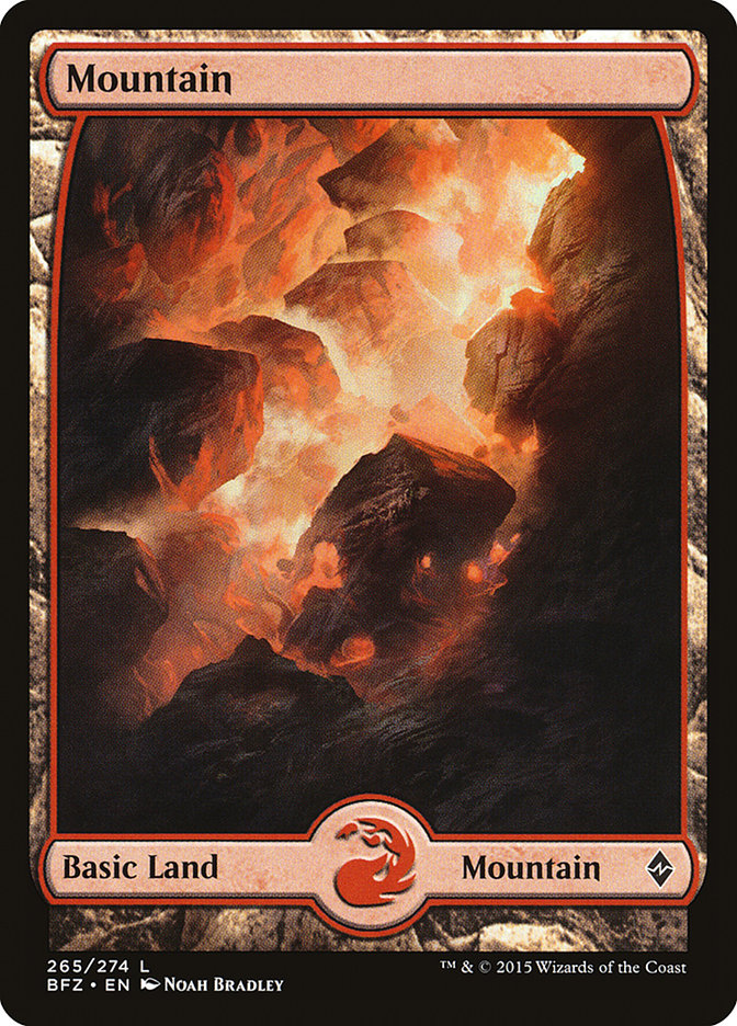 Mountain (265) [Battle for Zendikar] | Golgari Games