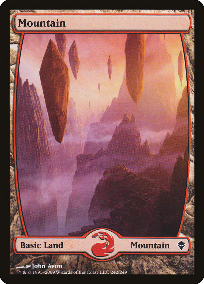 Mountain (242) [Zendikar] | Golgari Games