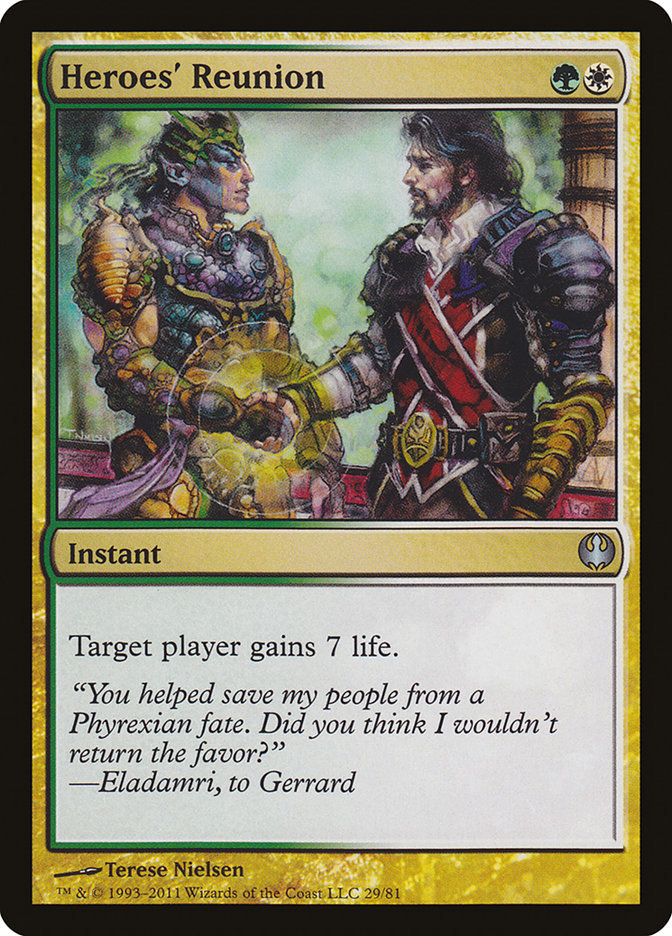 Heroes' Reunion [Duel Decks: Knights vs. Dragons] | Local Legends