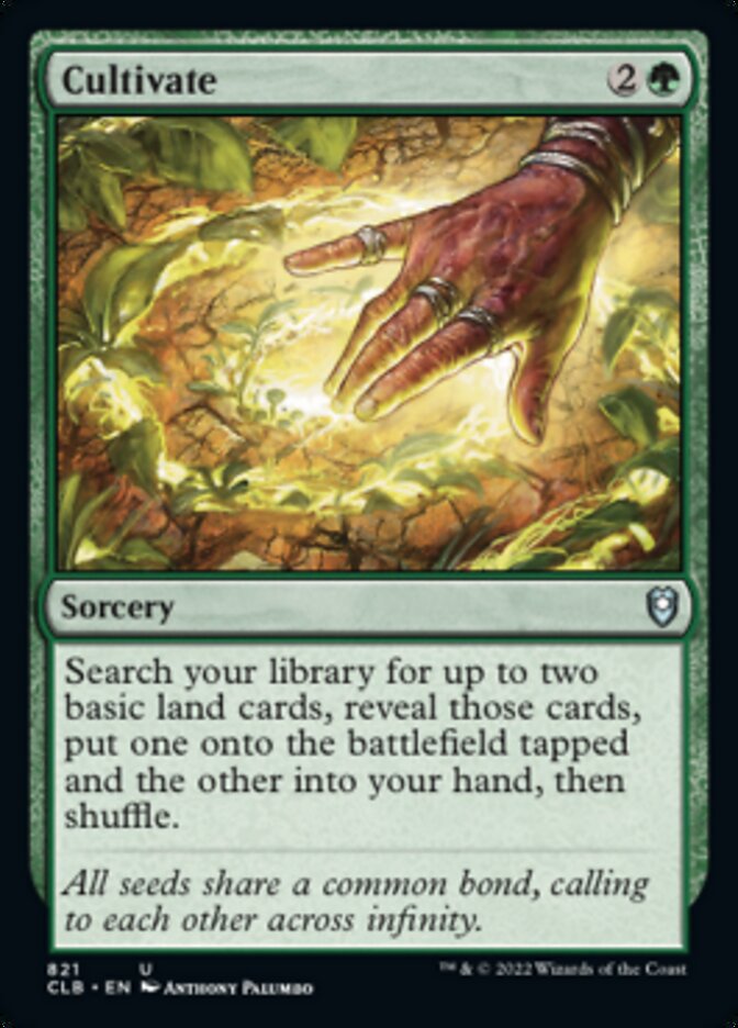 Cultivate [Commander Legends: Battle for Baldur's Gate] | Local Legends