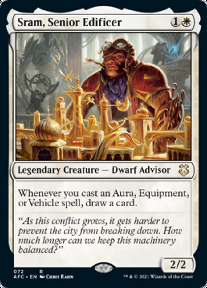 Sram, Senior Edificer [Dungeons & Dragons: Adventures in the Forgotten Realms Commander] | Golgari Games