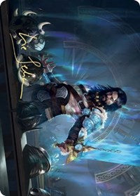 Halvar, God of Battle Art Card (Gold-Stamped Signature) [Kaldheim Art Series] | Local Legends