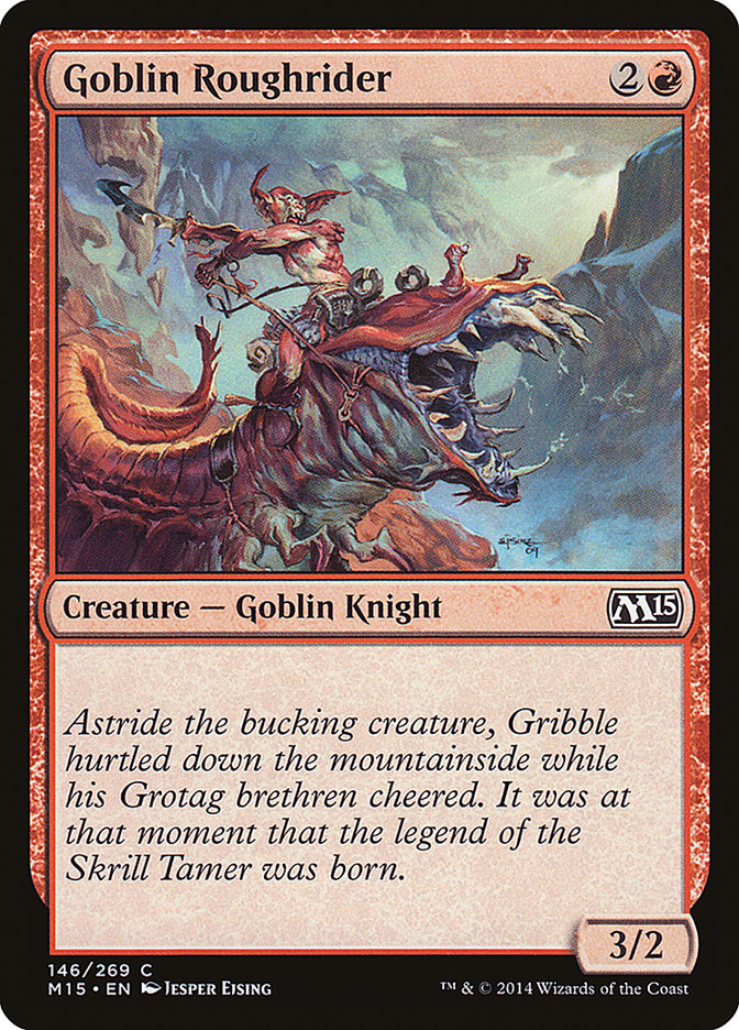 Goblin Roughrider [Magic 2015] | Golgari Games