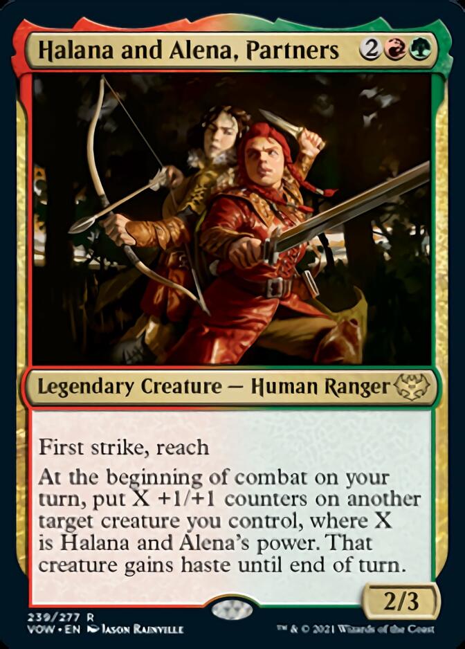 Halana and Alena, Partners [Innistrad: Crimson Vow] | Golgari Games