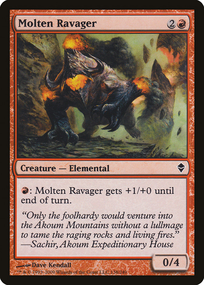 Molten Ravager [Zendikar] | Local Legends