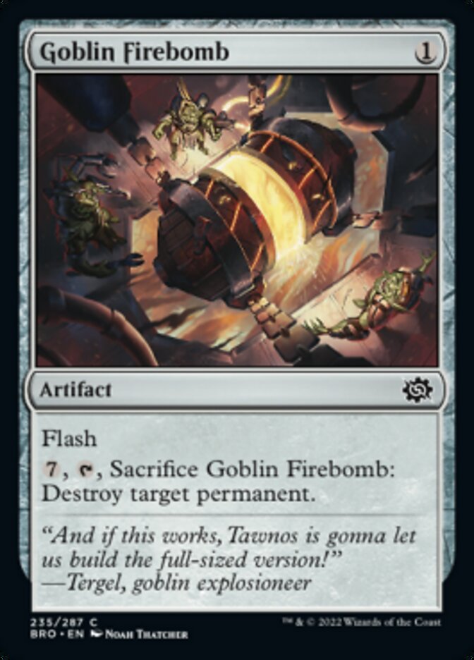 Goblin Firebomb [The Brothers' War] | Local Legends