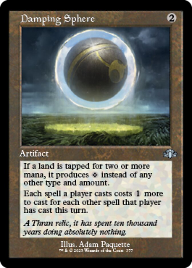 Damping Sphere (Retro) [Dominaria Remastered] | Local Legends