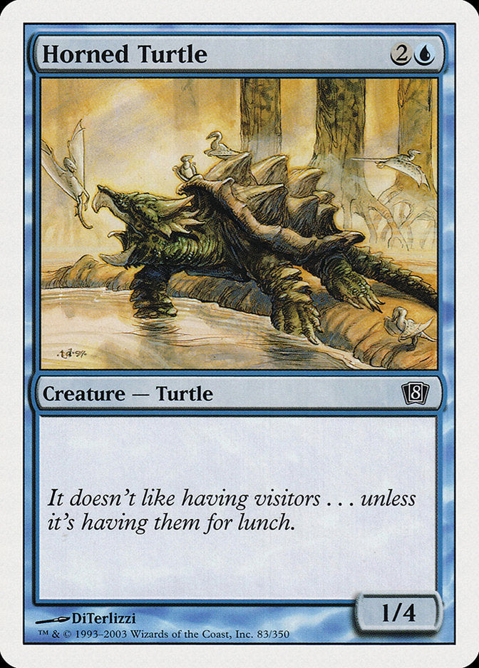 Horned Turtle [Eighth Edition] | Local Legends
