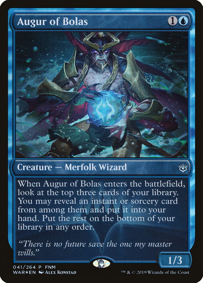 Augur of Bolas (FNM) [War of the Spark Promos] | Local Legends