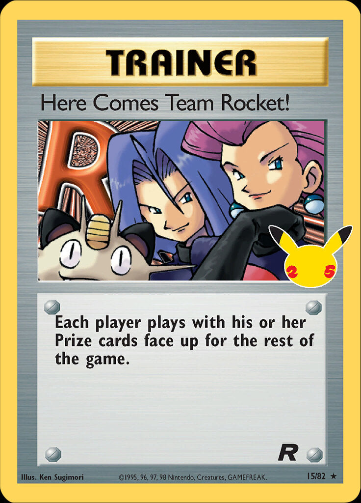 Here Comes Team Rocket! (15/82) [Celebrations: 25th Anniversary - Classic Collection] | Golgari Games