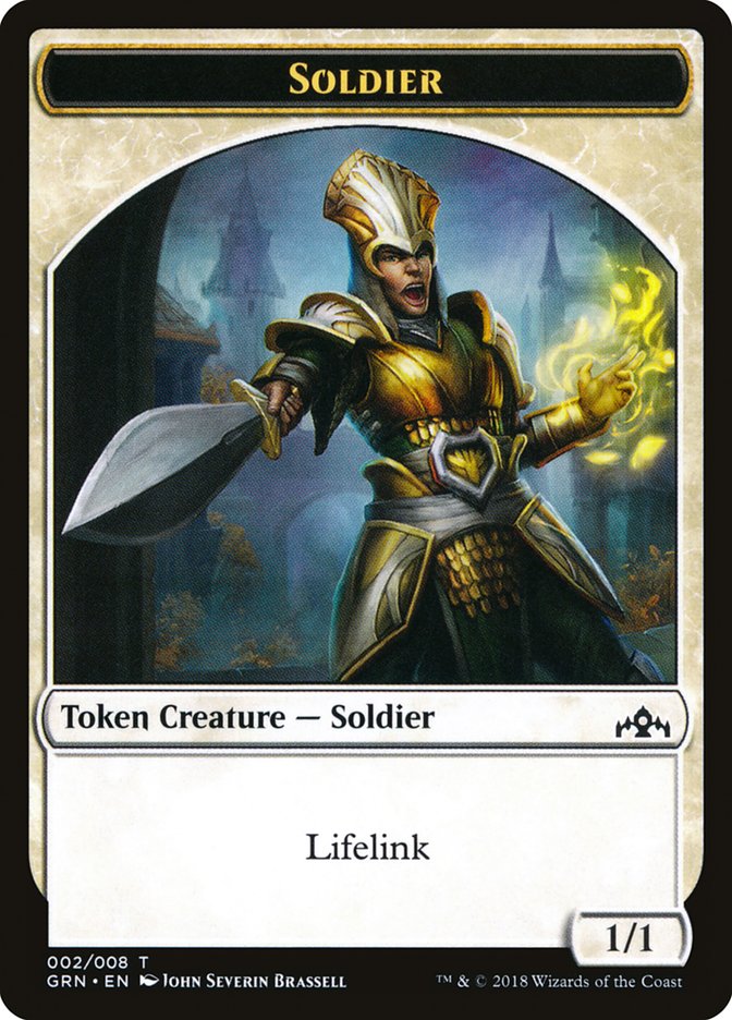 Soldier Token [Guilds of Ravnica Tokens] | Golgari Games