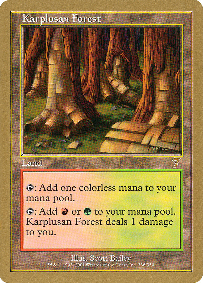 Karplusan Forest (Jan Tomcani) [World Championship Decks 2001] | Golgari Games