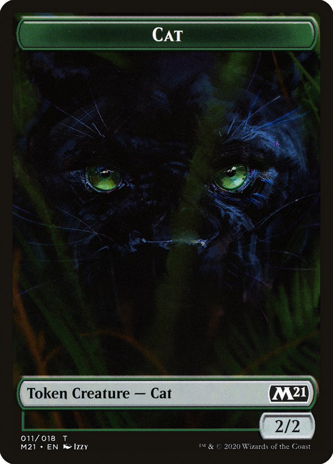 Cat Token (011/018) [Core Set 2021 Tokens] | Local Legends