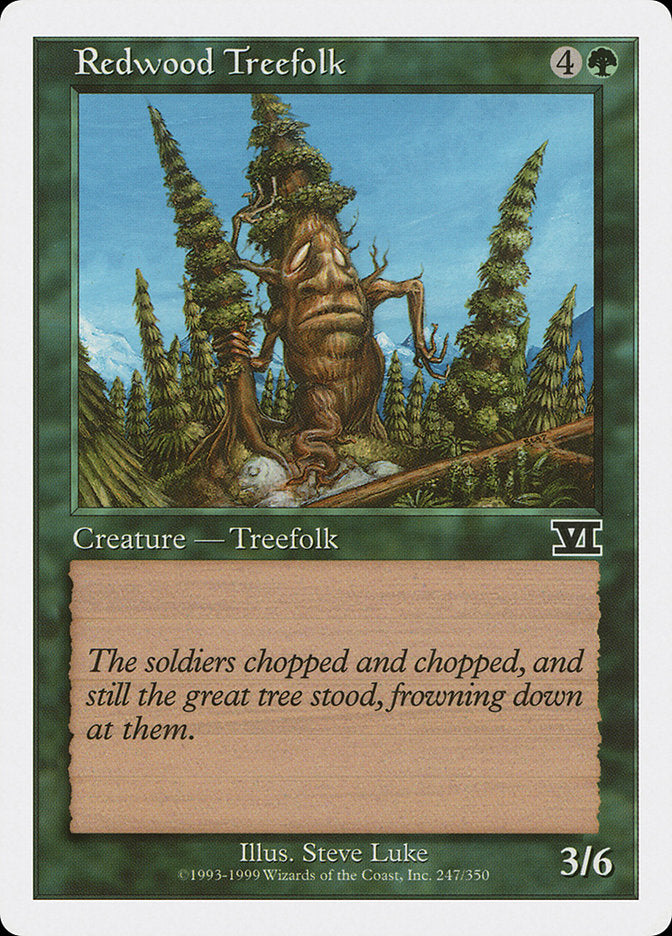 Redwood Treefolk [Classic Sixth Edition] | Golgari Games