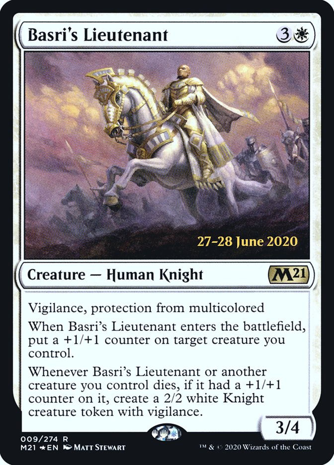 Basri's Lieutenant [Core Set 2021 Prerelease Promos] | Golgari Games