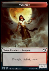 Zombie (005) // Vampire Double-sided Token [Innistrad: Midnight Hunt Tokens] | Golgari Games