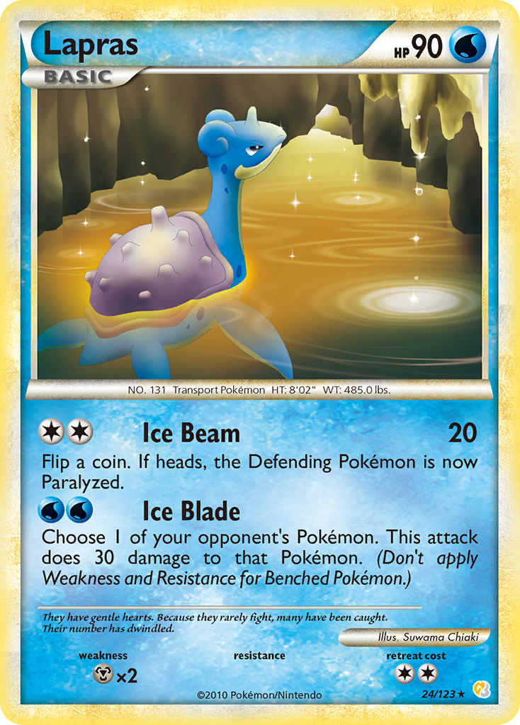 Lapras (24/123) [HeartGold & SoulSilver: Base Set] | Golgari Games