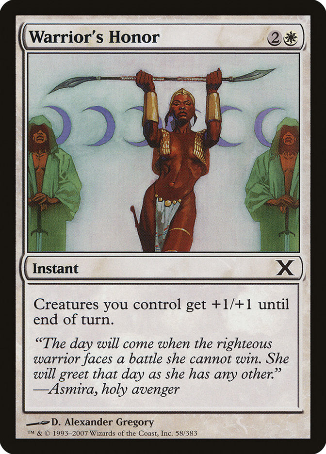 Warrior's Honor [Tenth Edition] | Local Legends