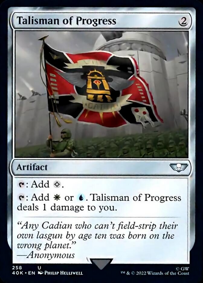 Talisman of Progress (Surge Foil) [Universes Beyond: Warhammer 40,000] | Local Legends