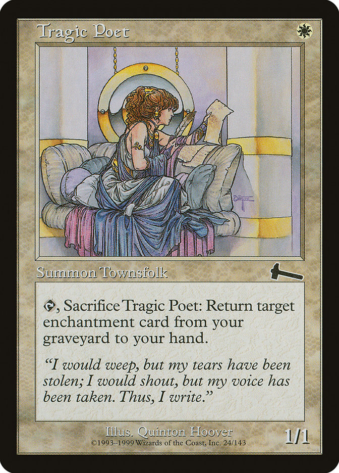 Tragic Poet [Urza's Legacy] | Golgari Games