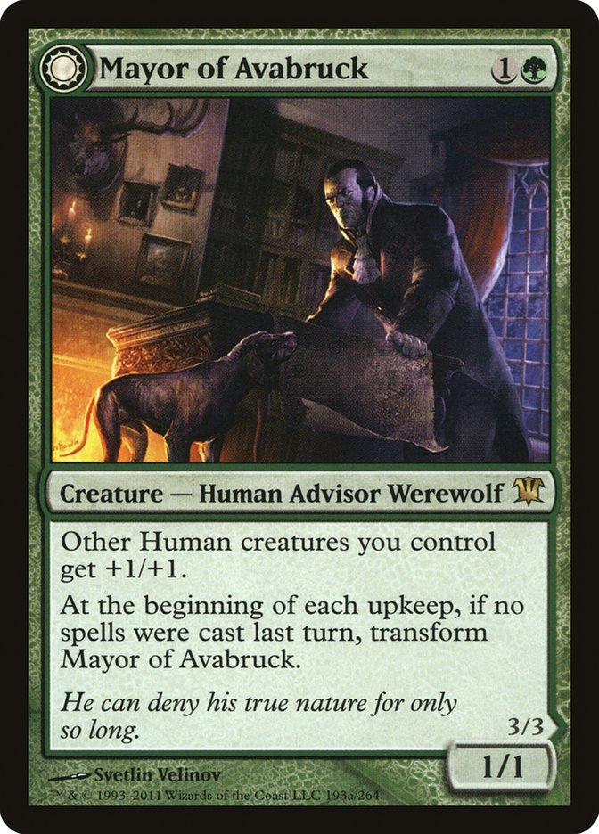 Mayor of Avabruck // Howlpack Alpha [Innistrad] | Golgari Games