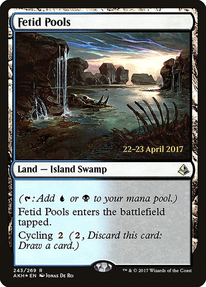 Fetid Pools [Amonkhet Prerelease Promos] | Golgari Games