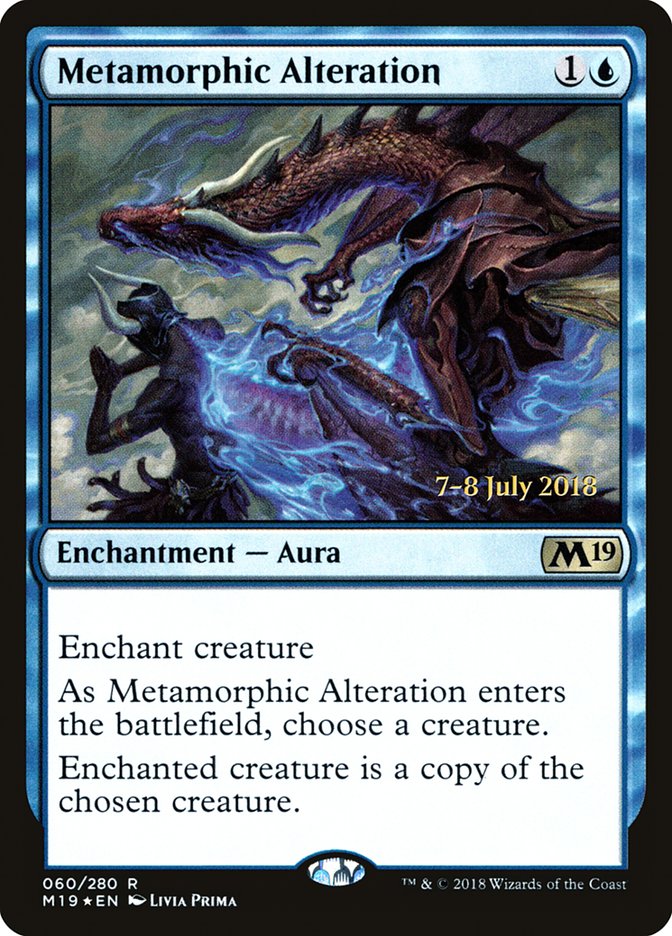 Metamorphic Alteration [Core Set 2019 Prerelease Promos] | Golgari Games