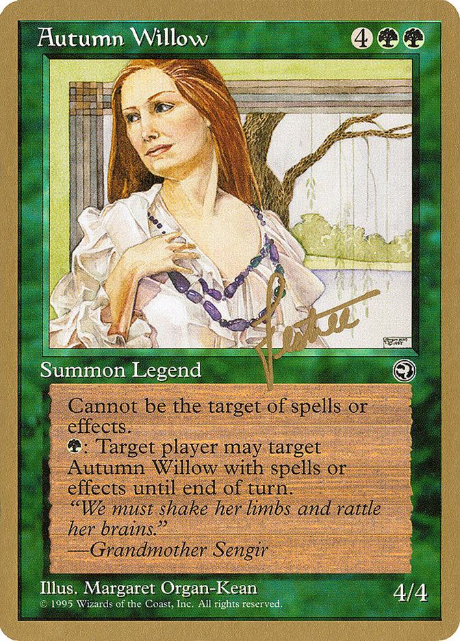 Autumn Willow (Bertrand Lestree) [Pro Tour Collector Set] | Golgari Games