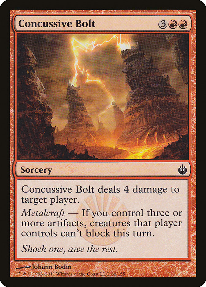 Concussive Bolt [Mirrodin Besieged] | Golgari Games