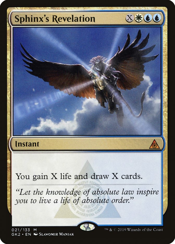Sphinx's Revelation [Ravnica Allegiance Guild Kit] | Local Legends