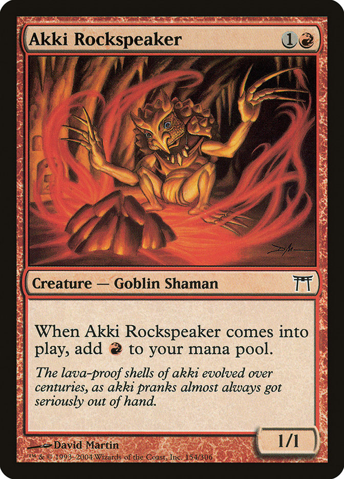 Akki Rockspeaker [Champions of Kamigawa] | Golgari Games