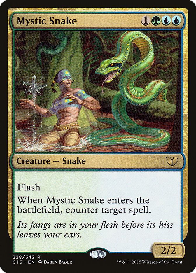 Mystic Snake [Commander 2015] | Golgari Games