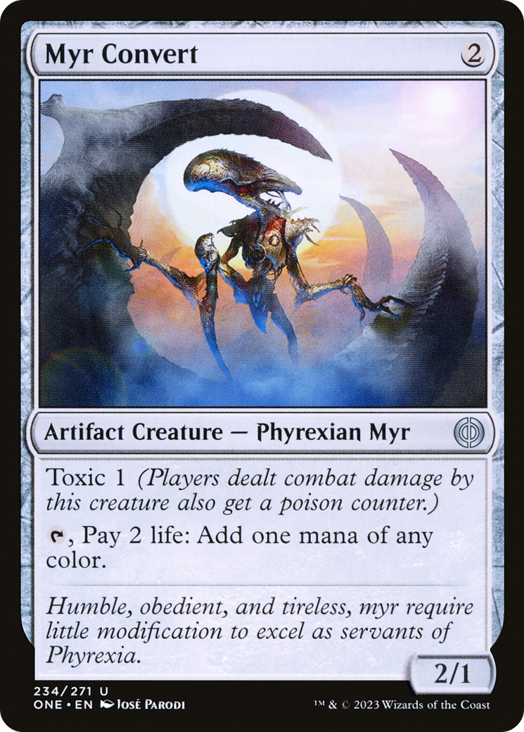 Myr Convert [Phyrexia: All Will Be One] | Golgari Games