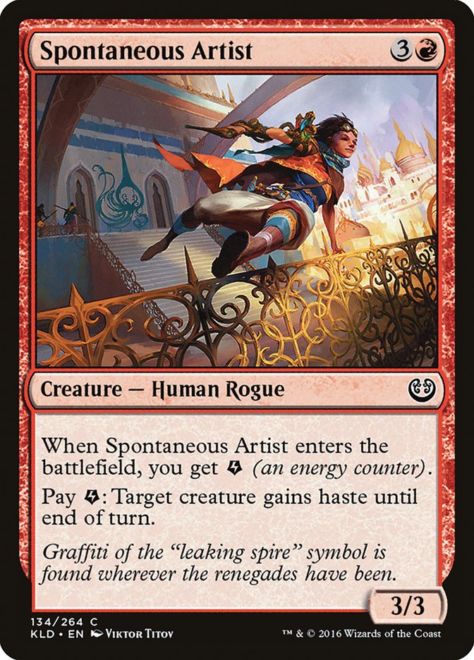 Spontaneous Artist [Kaladesh] | Golgari Games