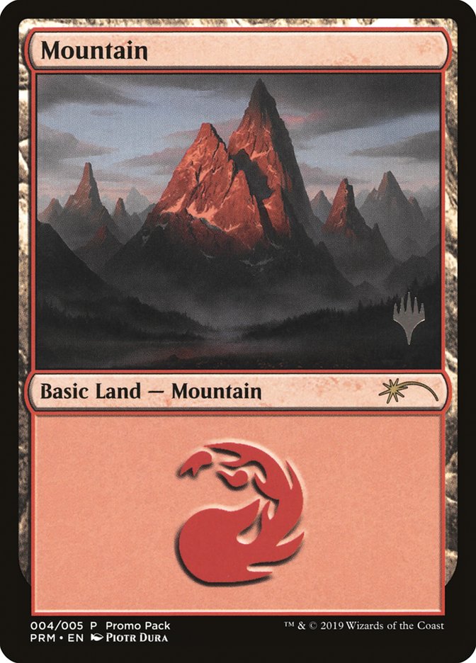 Mountain (4) [Core Set 2020 Promo Pack] | Golgari Games